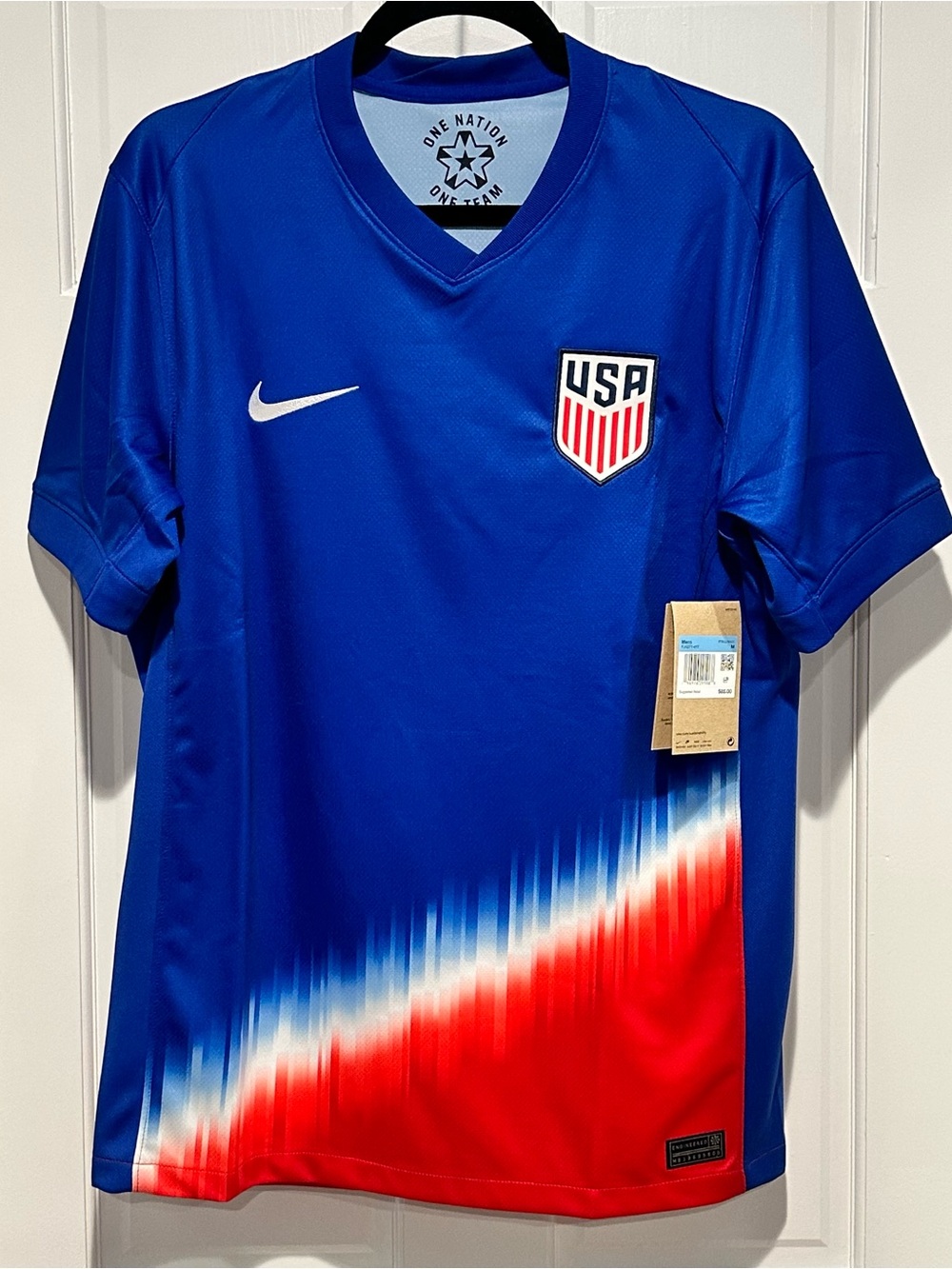 Nike USMNT USA 2024 Away Stadium Jersey Size Medium M FJ4277-417 NEW WITH TAGS
